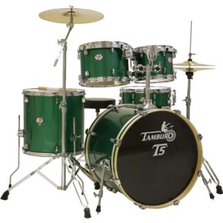 TAMBURO TB T5R22GRSK Batteria serie T5 5 pezzi colore Green Sparkle