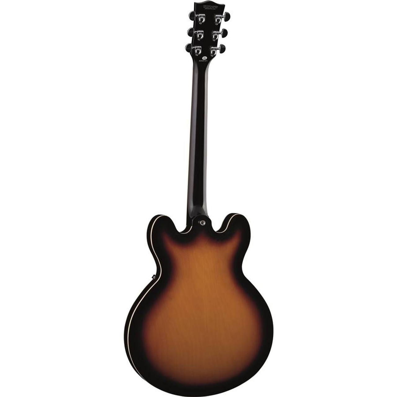 Eko SA-350 Tribute Jazz | Chitarra semi-acustica sunburst - immagine 2